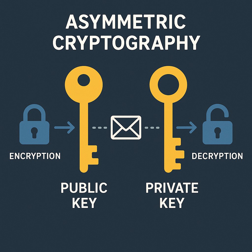 mete_baskaya's tweet image. That is where it began!

Asymmetric cryptography = two keys, one truth.
Public key locks 🔒, private key unlocks 🔓.
It’s how trust travels safely through the chaos of the internet. #Blockchain #Encryption #CyberSecurity