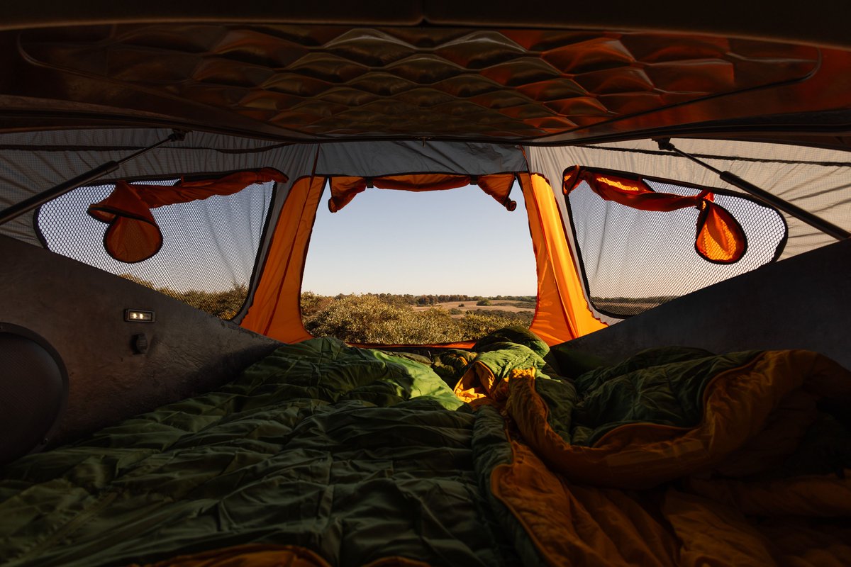 Solar power built into your vehicle means you can travel off-grid, stay as long as you want, and let the sun recharge you for the road home. ☀️