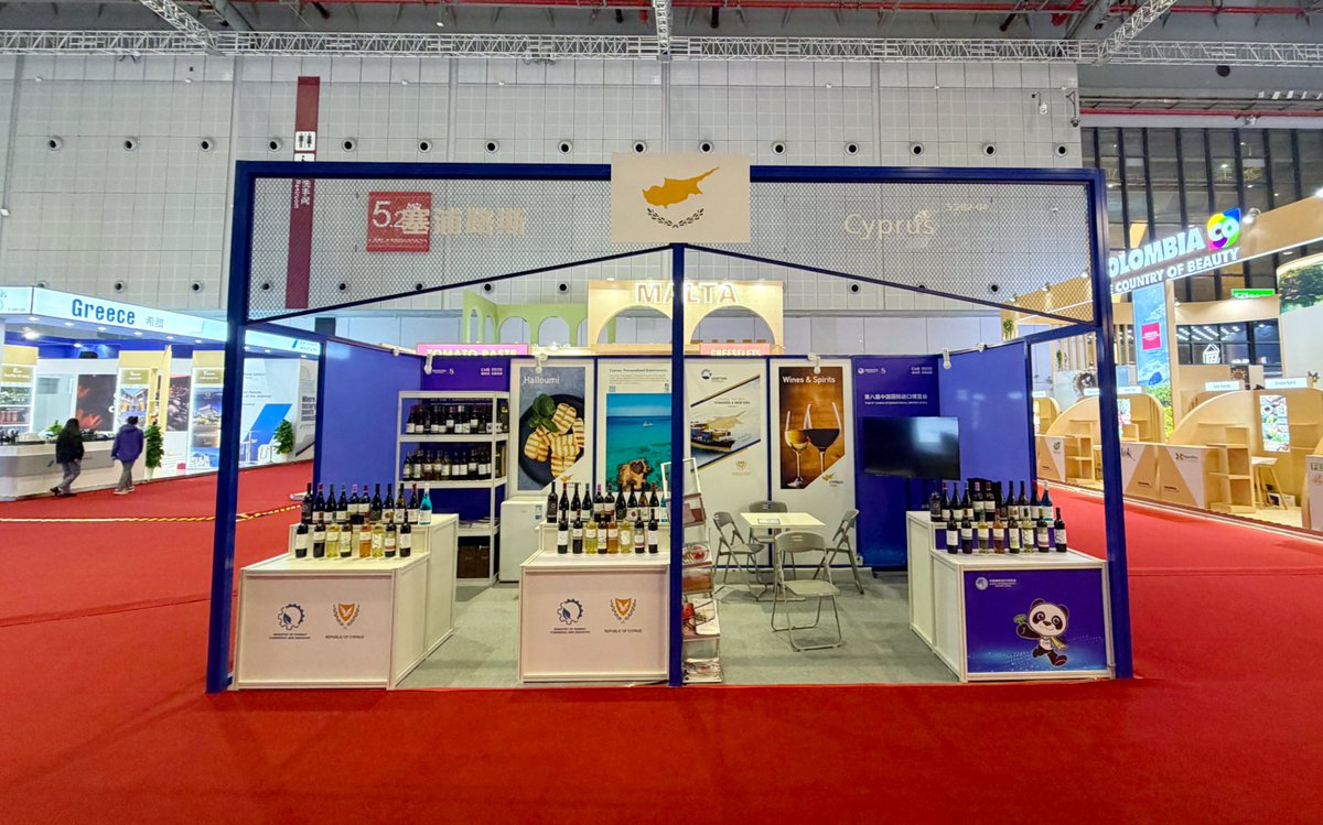 The China International Import Expo (CIIE) serves as a gateway for the global economy to access the China's economy and as an important bridge connecting China with the world.
Glad to see that Cyprus has participated in the CCCI for eight consecutive years and hope that more and