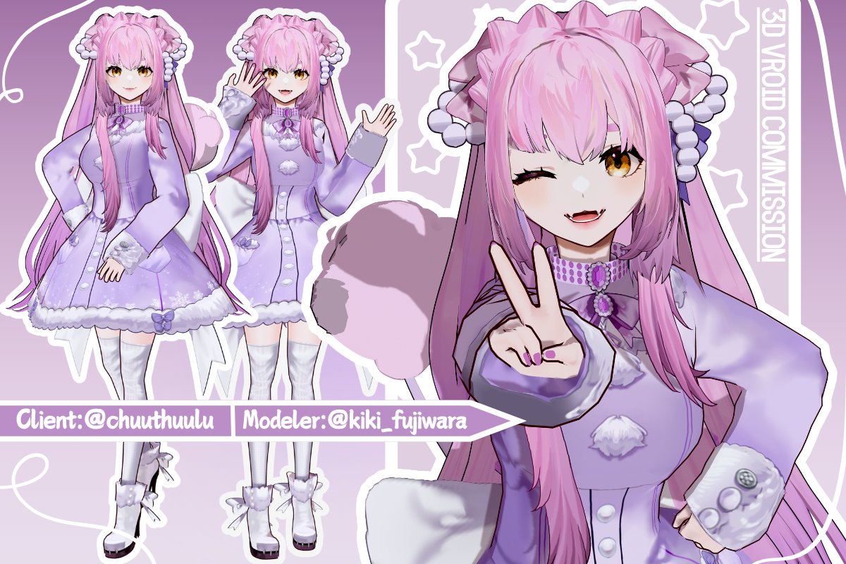 Kiki_Fujiwara's tweet image. NOVEMBER COMMS ARE OPEN꒱ ꔫ‧₊˚⊹   

 2 slots available more info : vgen.co/Kiki_Fujiwara 

contact via dm  ✿꒱꒱︵︵ 
RT’s are appreciated !!

#VRoid #3D #VGenComm #VGen #VGenComms