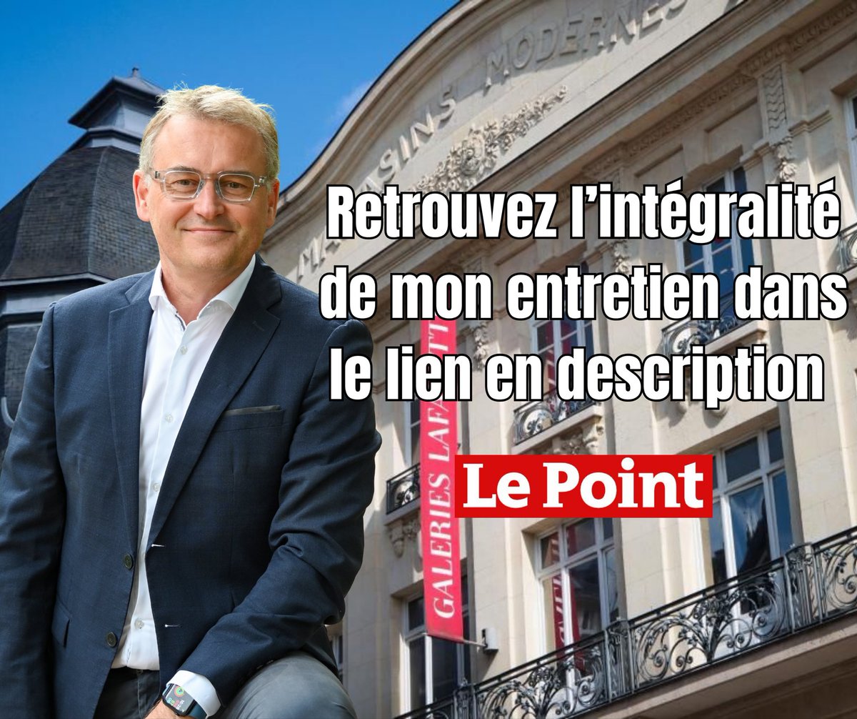 EricQUENARD's tweet photo. Retrouvez ici mon entretien avec @LePoint sur l’arrivée de Shein à #Reims : https://t.co/O6gxMvrJlc https://t.co/Md6FzaCSZk