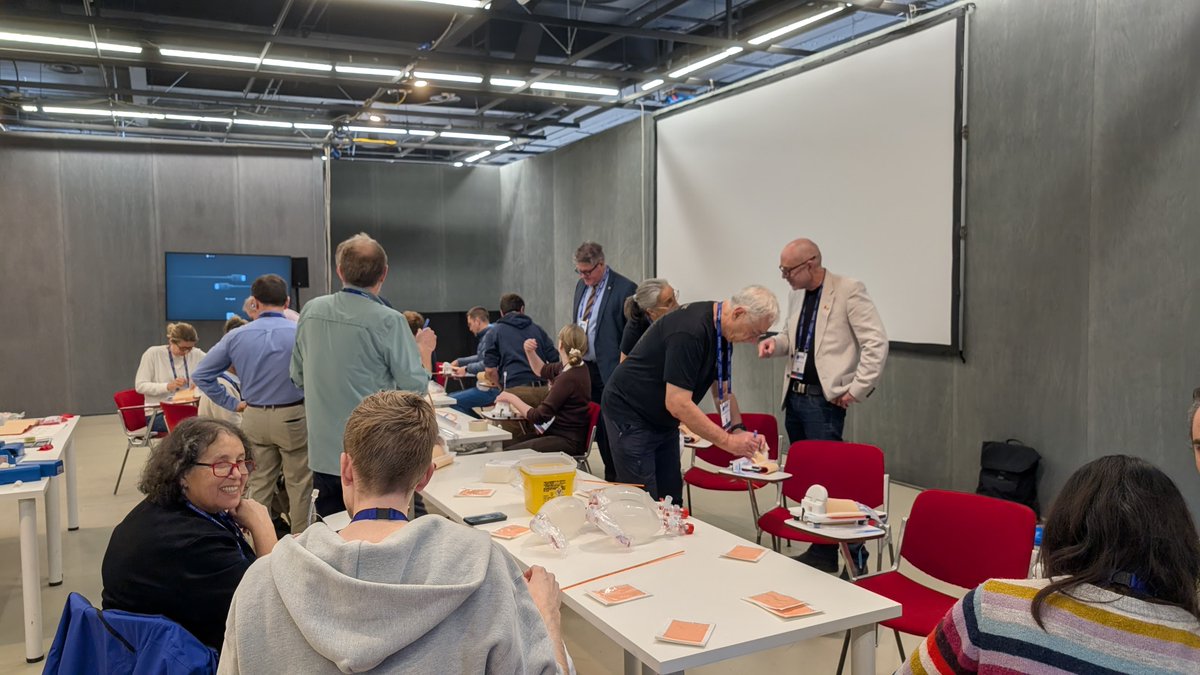 WAMM2025's tweet photo. A great start to #WAMM2025 here in Florence. Our workshop attendees got an in-depth, hands-on experience today at our 7 workstations. We look forward to welcoming everyone else tomorrow for our opening session, with registration opening at 7:30 am. https://t.co/gYO1V0S8ir