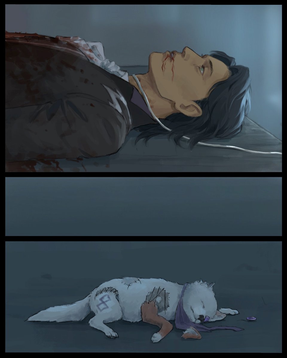 ElesirArt's tweet photo. "Pin falls apart."

I'm not done being sad about this episode yet. 💔

#criticalrolespoilers #criticalrolefanart #occtis #occtistachonis https://t.co/wNSdMySO6g