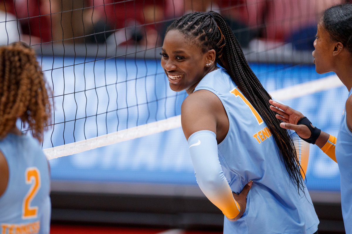 Vol_VBall's tweet photo. Kiki has given it her all for the Lady Vols for four amazing years! Her energy, leadership, and love for the game have made every match brighter. Kiki, we’re cheering for you every step of the way! https://t.co/pzl6TDMtMZ