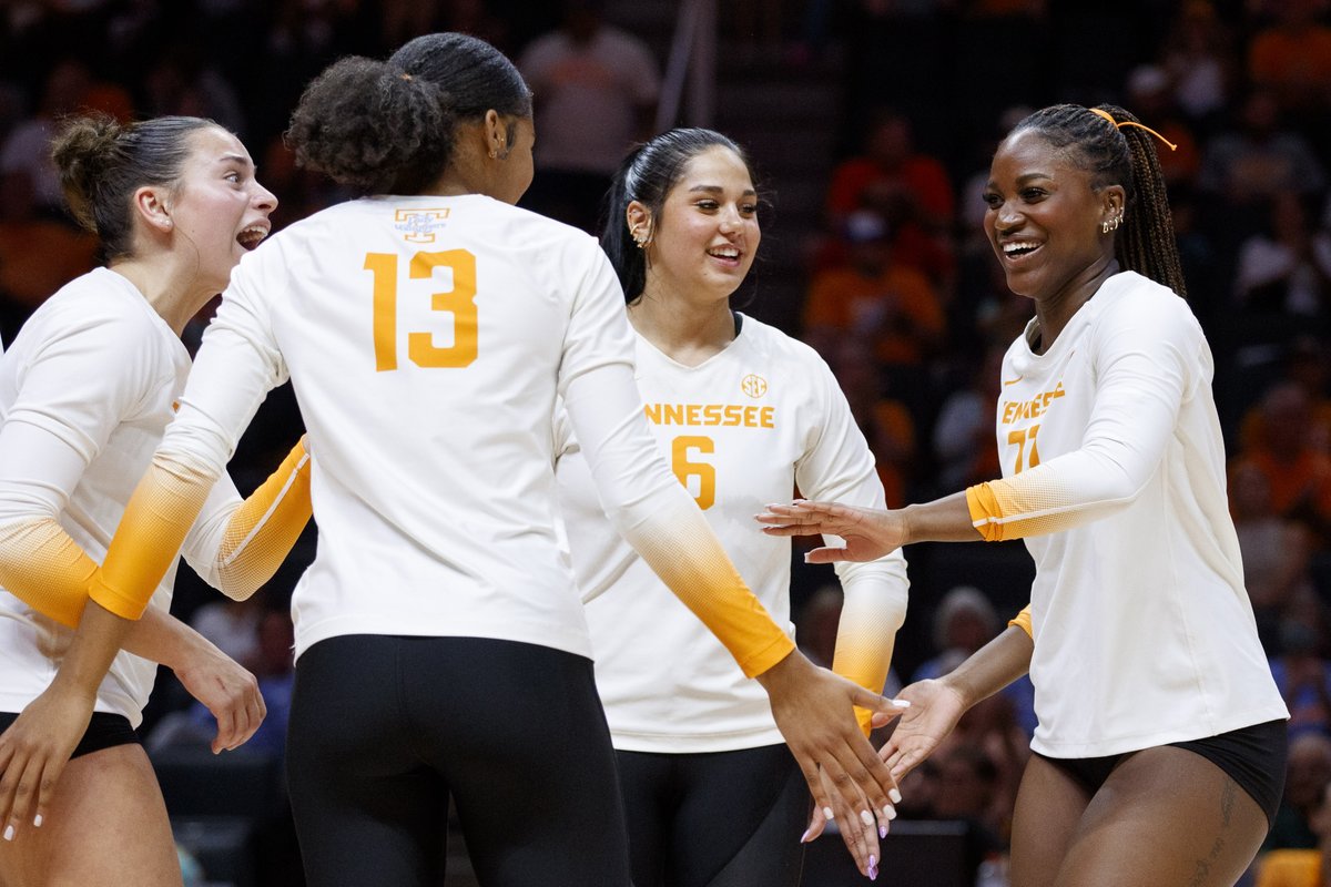 Vol_VBall's tweet photo. Kiki has given it her all for the Lady Vols for four amazing years! Her energy, leadership, and love for the game have made every match brighter. Kiki, we’re cheering for you every step of the way! https://t.co/pzl6TDMtMZ