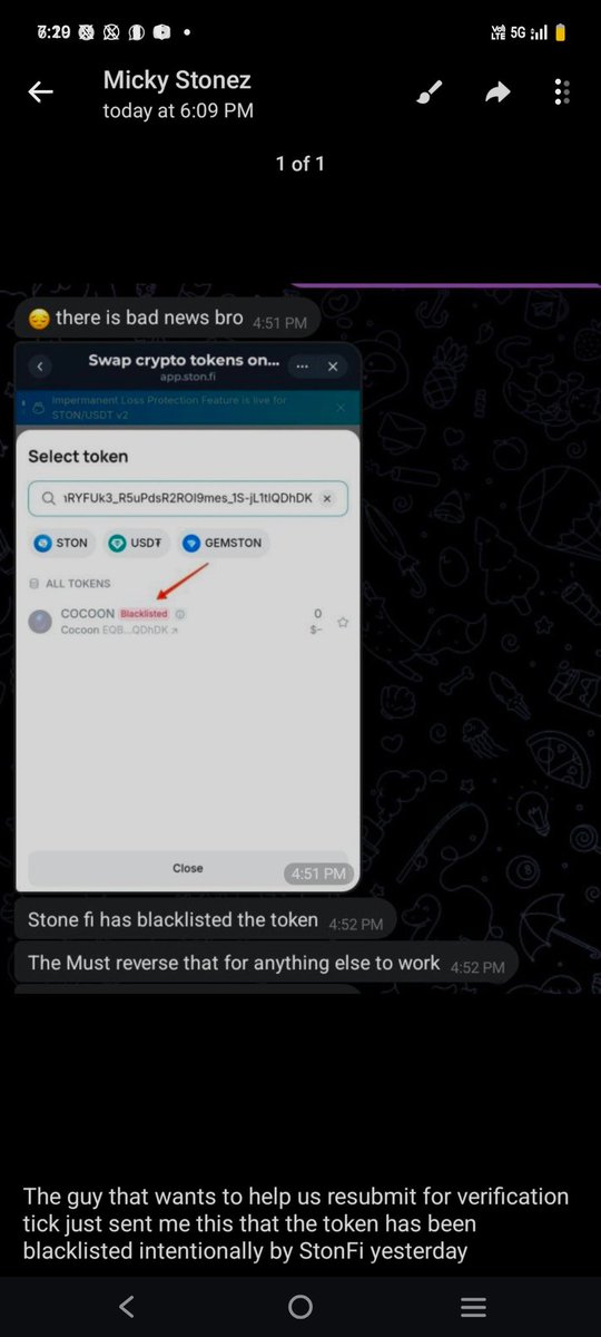 PThaddeous's tweet photo. Dear @ston_fi   @dedust_io

Why did you  black listed @COCOONONTON 
a strong community narrative on @ton_blockchain , because you faded and never believe in community power

I will end your reign on @ton_blockchain
If nothing is done to stop this nonsense 

This is DECENTRALIZED blockchain 
You guys can't continue you CENTRALIZATION  in a DENTRALIZED ECOSYSTEM 
@durov must those in custody of @ton_blockchain 

People invested hard  earned money

You can't be evil because you are in control 

Community will not be too untill JUSTICE is done

COMMUNITY MATTERS 

Tag @durov