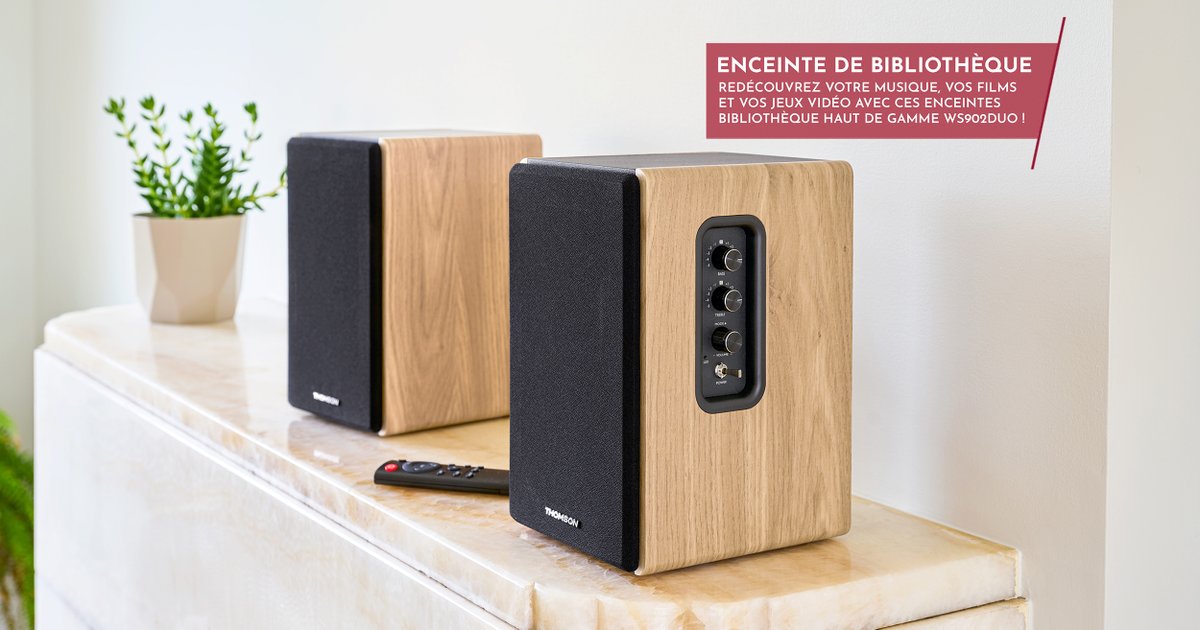 Plongez dans une expérience sonore premium avec les enceintes de bibliothèque WS902DUO ! 🔊

Profitez d’un son riche et immersif, grâce au Bluetooth pour une connexion sans fil fluide, ainsi qu’aux entrées TV Audio, Optique et RCA pour une compatibilité maximale : il est temps de