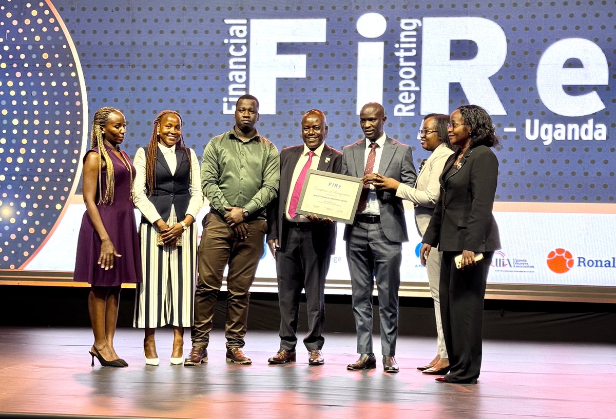 qcil_uganda2's tweet photo. Another well deserved recognition under the 𝐋𝐢𝐬𝐭𝐞𝐝 𝐄𝐧𝐭𝐢𝐭𝐲 𝐚𝐧𝐝 𝐌𝐨𝐬𝐭 𝐈𝐦𝐩𝐫𝐨𝐯𝐞𝐝 𝐑𝐞𝐩𝐨𝐫𝐭 𝐂𝐚𝐭𝐞𝐠𝐨𝐫𝐢𝐞𝐬 at the FiRe Awards 2025.

A round of applause to our Finance Team 👏🏾🎉

#ICPAUFiReAwards25
#LifeAfterWell 
#KeepingAfricaAlive
#QcilAt20 https://t.co/CMmWib3tzj