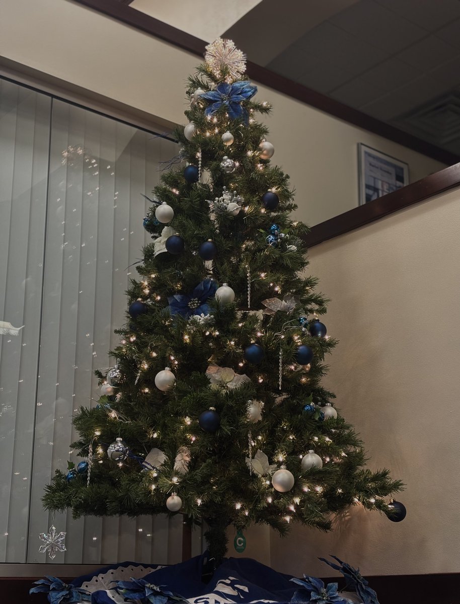 tadler's tweet photo. CU1 x Christmas! 

Two of my favorite things!!

The Brookfield Branch is in the Christmas spirit!!!

Wonder if Santa will come visit us? 🤔 https://t.co/E3Asz6g5F9