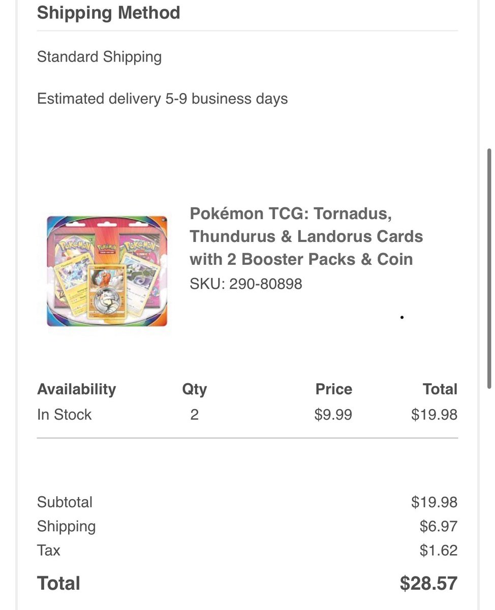 busmancrypto's tweet photo. @PokemonDealsTCG Thank you so much for the alert! This was my first ever cop at the Pokemon center! UPCs and ETBs here I come! https://t.co/hVtYx1f33o