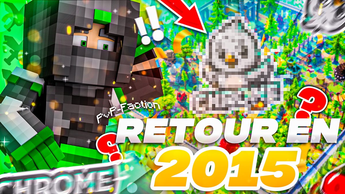 MineSliDe's tweet photo. ⚠️ Nouvelle Vidéo ⚠️

Le RETOUR du PvP Faction comme en 2015 ! ( ChromePvP )
https://t.co/knef0dmN5n https://t.co/qI5xleMoAT