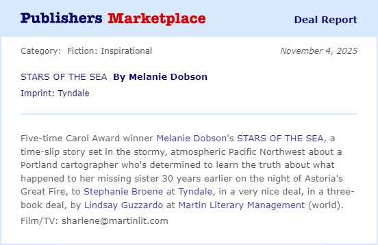 Melanie Dobson tweet media