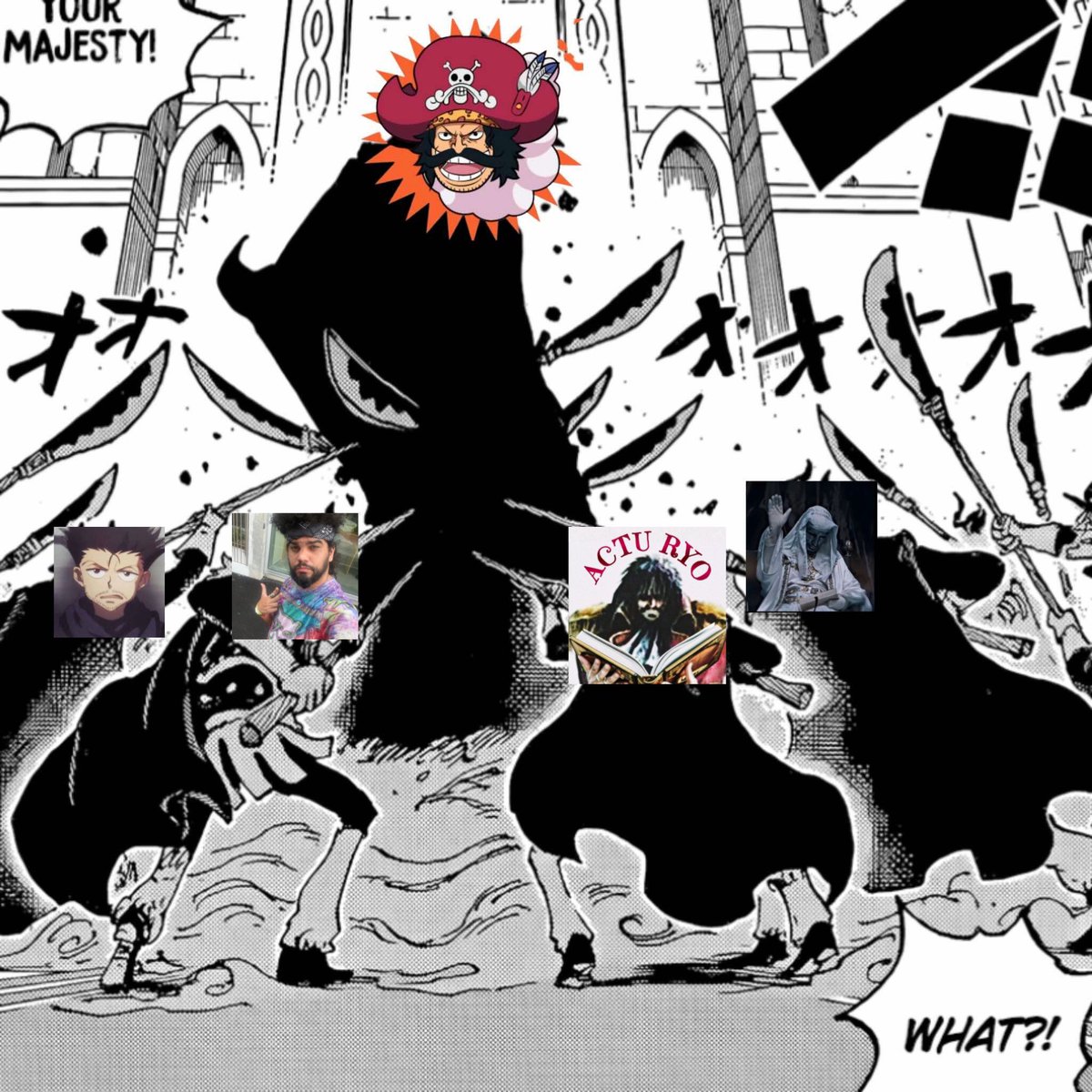 Onizuking_OP's tweet photo. #ONEPIECE1165
À votre avis, qui va trahir l’omerta en premier ? 😂🙈 https://t.co/ttq3LaIOf9
