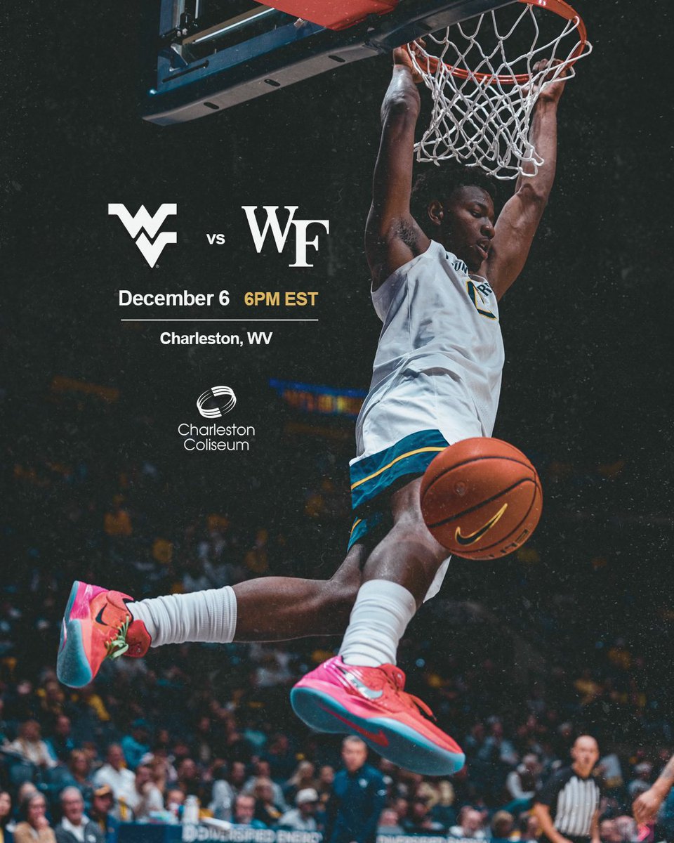chaswvccc's tweet image. Congrats to @WVUhoops on their first win of the season. ☑️ See the Hodge Squad take on Wake Forest next month for Holiday Hoopfest | 🏀December 6