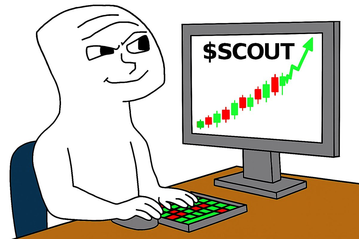 Bo_Ape's tweet photo. Is $SCOUT planing to fly in cryto world 🤔
CA: ED8czcm5b27LmcTWmqk63Yyn5ymbsYBTkpuyPVcApump
#memecoin #solana #wojaks_little_brother #scout https://t.co/wOvuPsKRRq