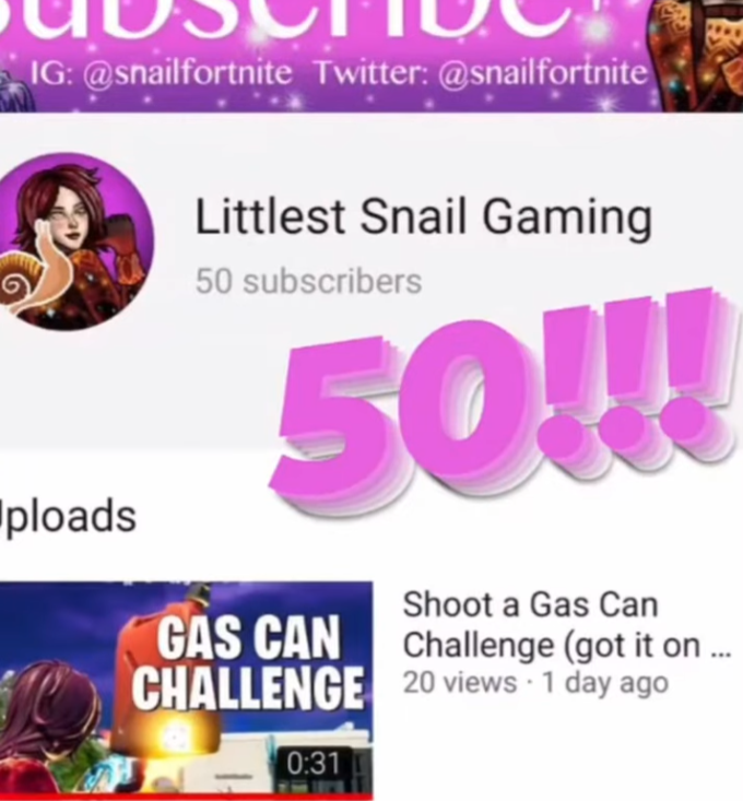 SnailFortnite's tweet image. Today is the 5 year anniversary of my YouTube channel 🥹