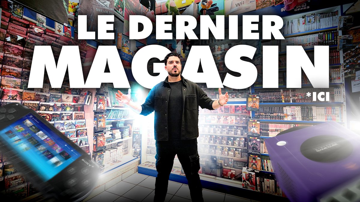 Nouvelle épopée à la découverte des magasins de jeux vidéo de France. Près d'1h20 de bonheur, d'échanges et de passion dans le dernier Magasin de cette petite ville.

➡️ youtube.com/watch?v=J0cs1B…

Et là, attention, nous rencontrons l'un des gars les plus suivi du game en boutique