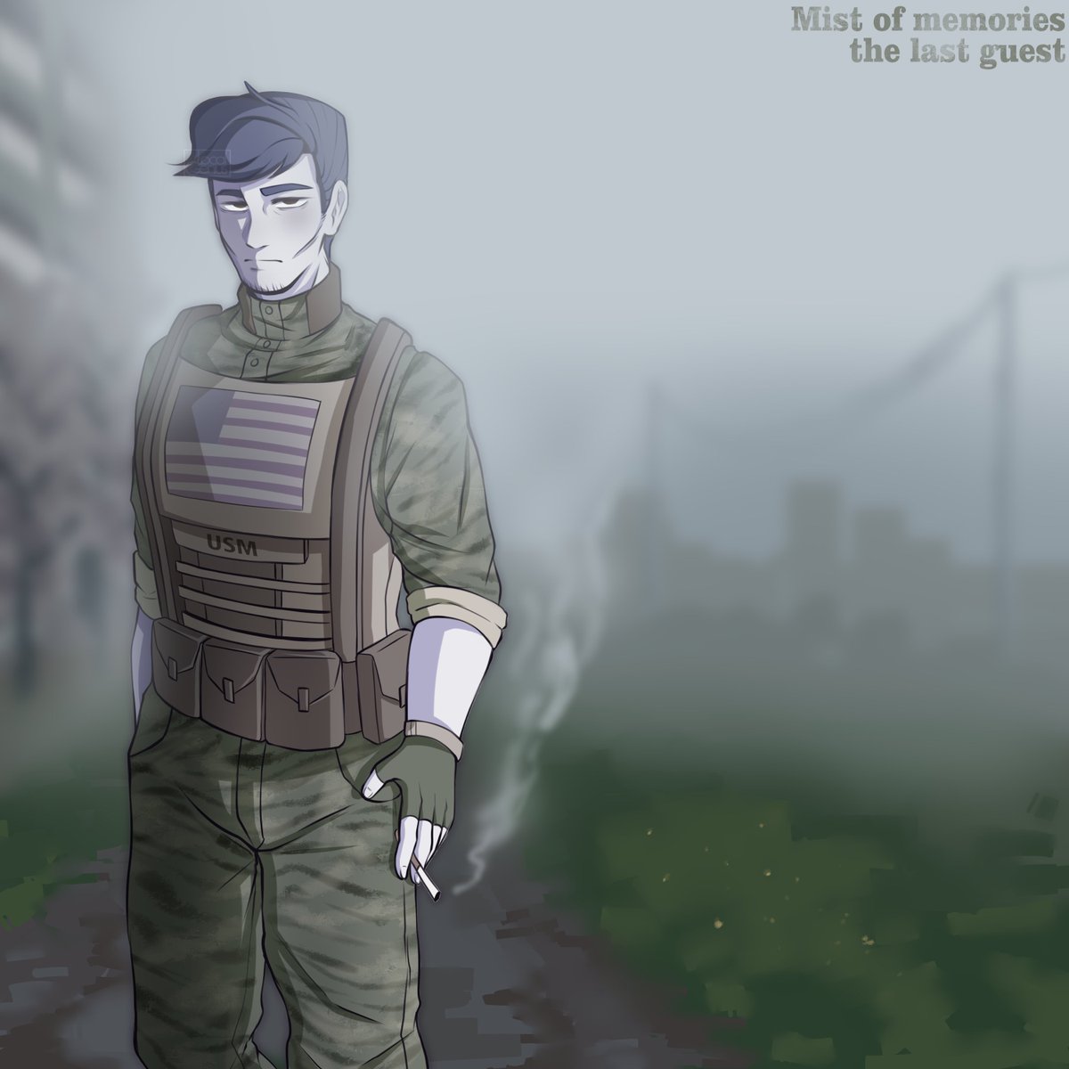 Local__Genius's tweet photo. Idk why but this album's art really suit him 

#art #forsaken #robloxart #digitalart #kairithemaid #thelastguest #guest1377 #fanart #forsakenfanart https://t.co/pU5cOmP2MN