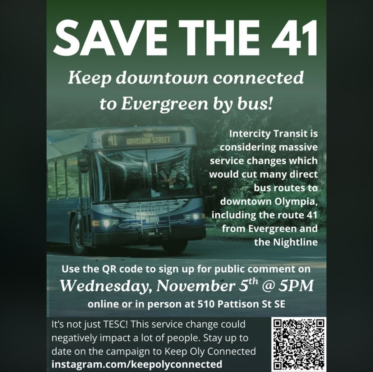 SaltielSarah's tweet photo. If you’re in Olympia, please attend the meeting today or write an email by noon. I’m a professor at Evergreen and this change would negatively impact a ton of our most marginalized students. #Olympia https://t.co/KhwMjGbOpD