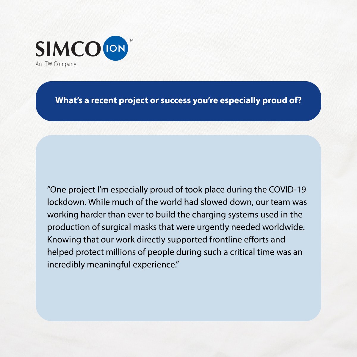 Simco_Ion's tweet photo. Meet Avery Teich, the first feature for our Simco-Ion Specialist Spotlight series 🔦 

Since joining us in 2010, Avery has become an integral part of our team, partnering closely with customers &amp; our global sales team to identify the right static control solutions.

Full Q&amp;A⬇️ https://t.co/piwwI9iawH
