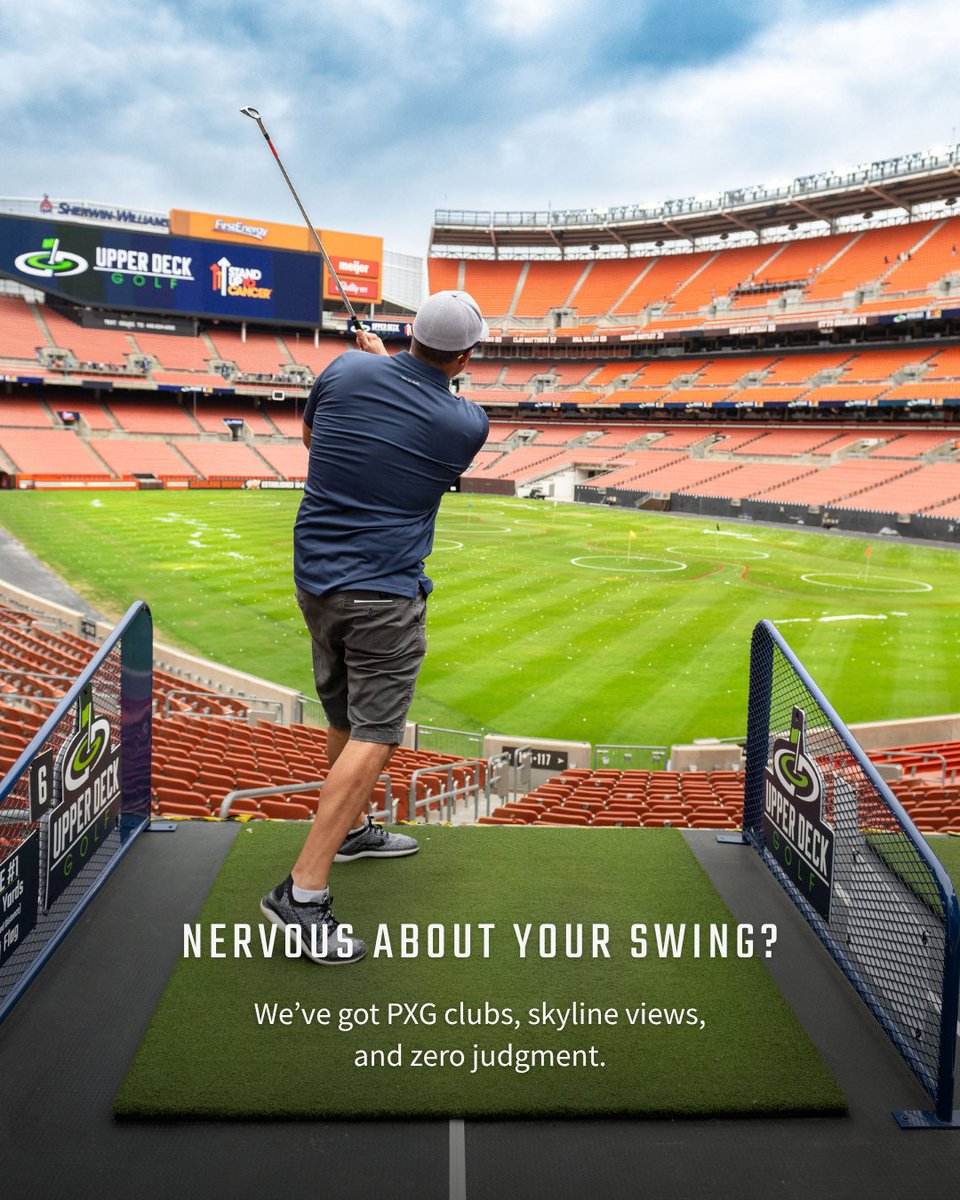 upperdeckgolf's tweet image. Haven’t swung a club in a while, or… at all?

Upper Deck Golf is made for first-timers, casual players, and anyone who just wants to take the swing and soak in the view.

We’ve got the clubs, the vibes, and the tee times.
You just bring your crew and your follow-through.

🟢 No…