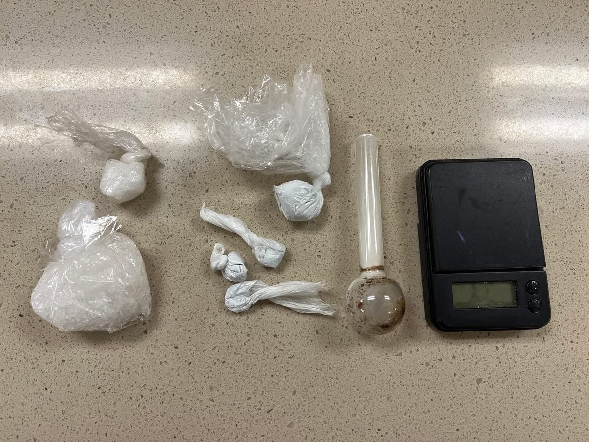 MoorePolice's tweet image. #MPD has heard it all, and it might sound cliché, but the "it's not mine" excuses are hard to argue when it's found in your back pocket.😬

Great job, getting this trafficking amount of meth and fentanyl off the street.  #CleanStreets #moorestrong #drugsarebadmkay