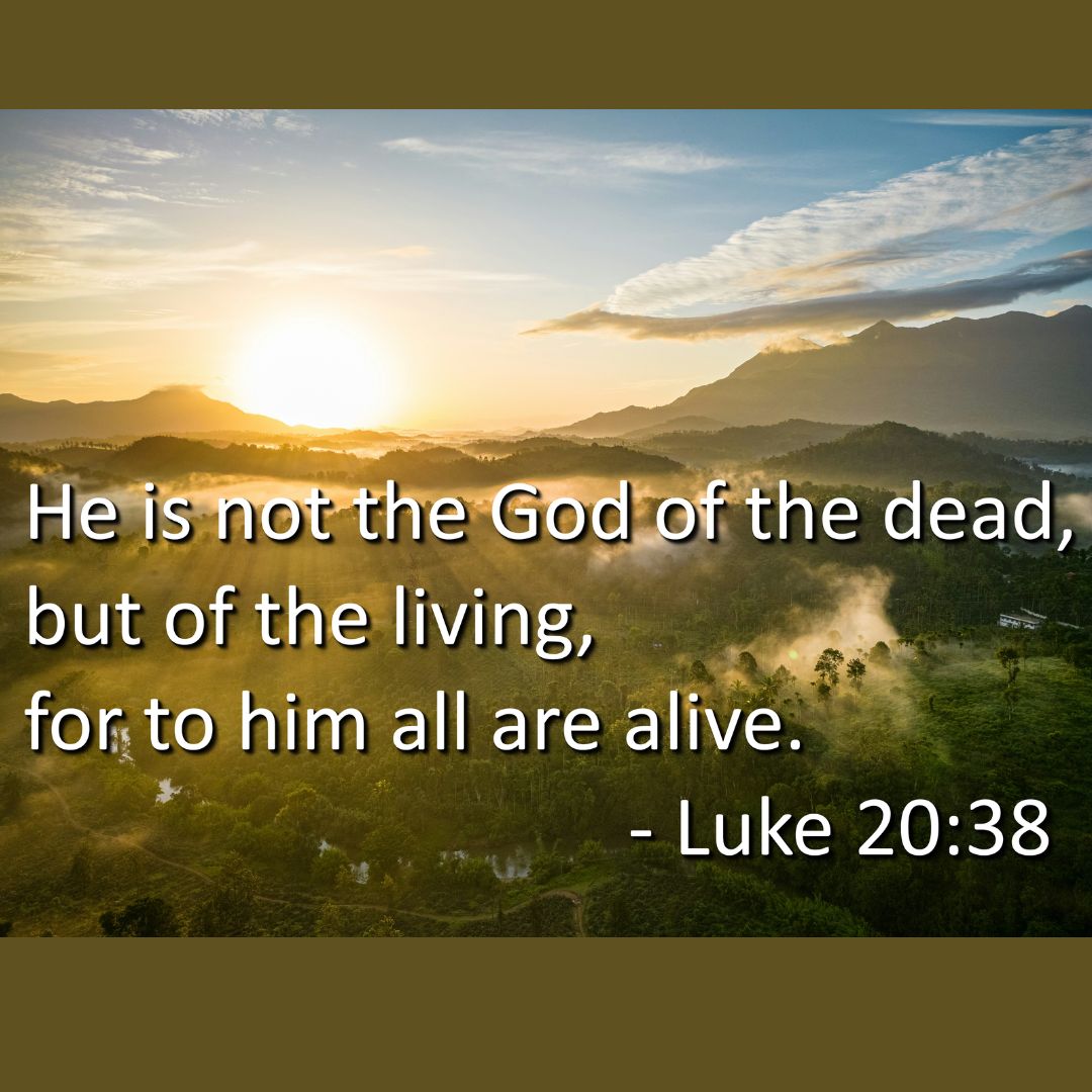 Jesus, challenged about resurrection in Luke 20:27-40, reveals a hope grounded in God’s faithfulness. God is not the God of the dead but of the living—our future with him is secure, shaped by His enduring promise of life beyond death. #Hope #WednesdayintheWord #RestoreHope