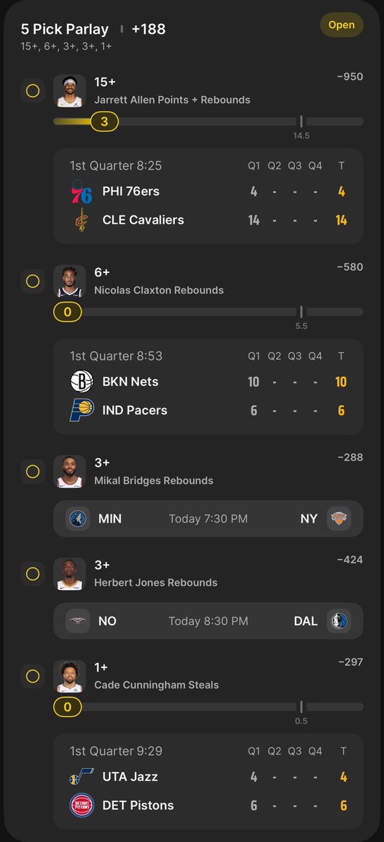 JonFitzKennedy's tweet photo. Tonight’s #NBA parlays! #Gambling𝕏 #GamblingTwiiter #GamblingX https://t.co/x1yUEibn93