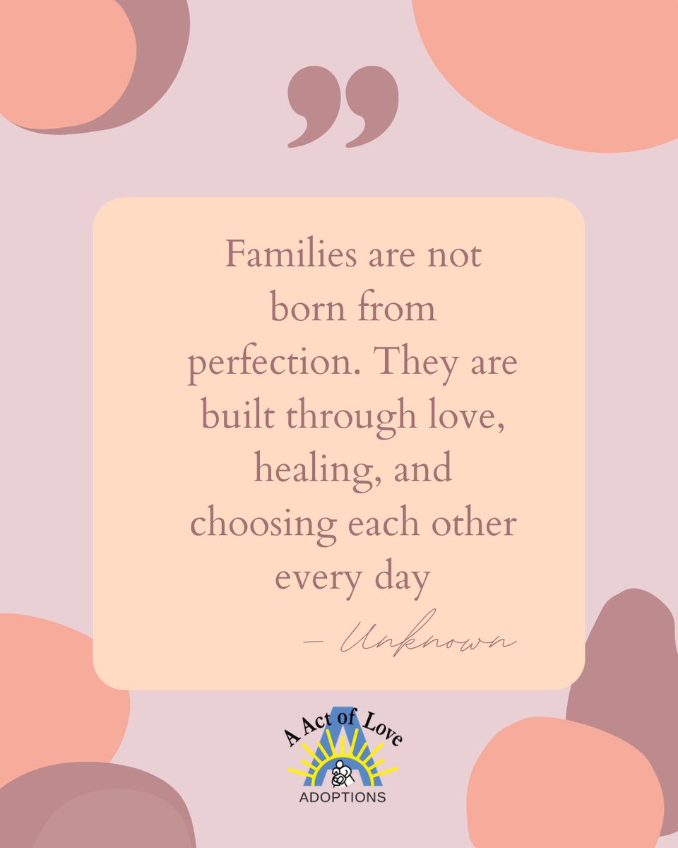 Families are not born of perfection. They are built through love, healing, and choosing each other every day