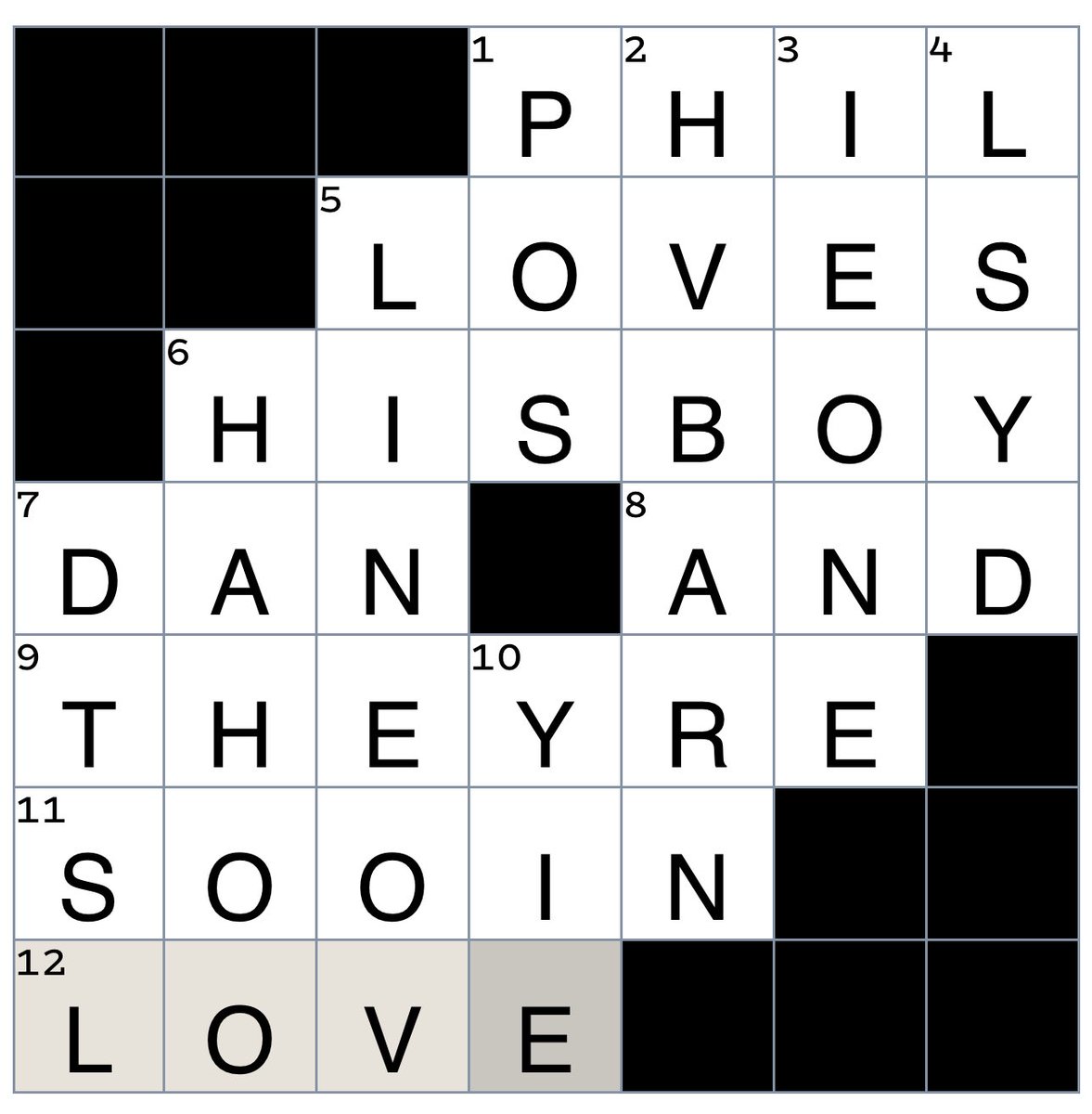 i solved the crossword yall