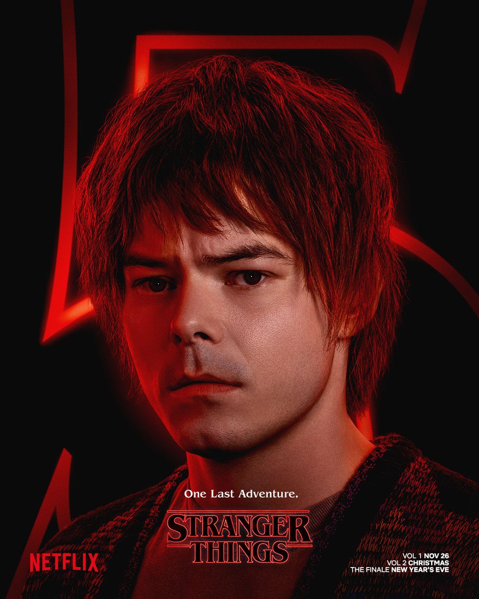 SeriesBrasil's tweet image. Jonathan Byers em pôster individual da 5ª e última temporada de Stranger Things.