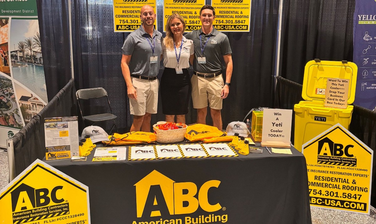 ABCwillhelp's tweet image. We had a great time last week at the Bradenton Condo &amp;amp; HOA Expo! It was great connecting with property managers and homeowners to talk about proactive roof maintenance and long-term protection.

Thanks to everyone who stopped by our booth! 

#BradentonFL #Homeowners #HOA