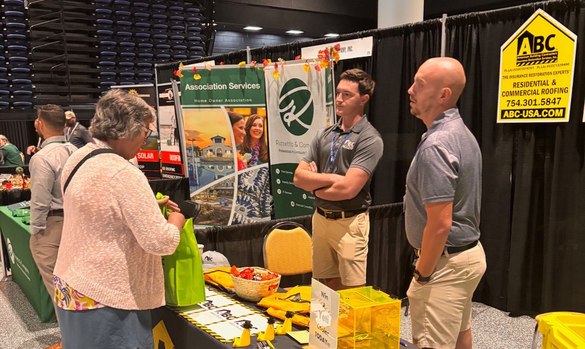 ABCwillhelp's tweet image. We had a great time last week at the Bradenton Condo &amp;amp; HOA Expo! It was great connecting with property managers and homeowners to talk about proactive roof maintenance and long-term protection.

Thanks to everyone who stopped by our booth! 

#BradentonFL #Homeowners #HOA