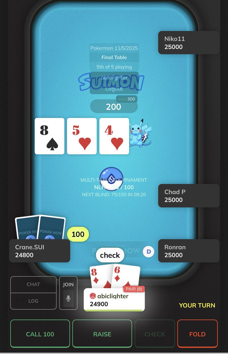 Poker-Mon always a blast!

Join us Saturday at 7pm EST for the next one!

It’s Suimon Szn, no bluff on that💧
