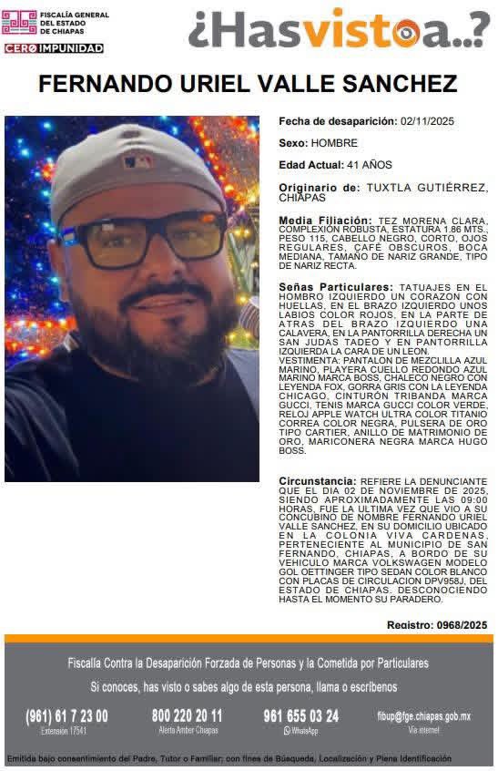 Amigos me ayudan a difundir por favor! 🙏 

Es un conocido de un compañero de mi trabajo, de antemano gracias.

RT porfas. 
#México
#Chiapas
#tuxtlagutiérrez