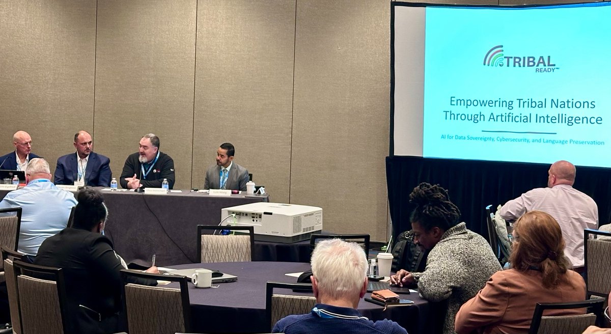 tribalready's tweet image. Snapshots from #AnchorNets by @SHLBCoalition — connecting broadband leaders driving digital equity nationwide.

Tribal Ready was proud to join the conversation and thanks SHLB’s Executive Director Joey Wender for his leadership!
