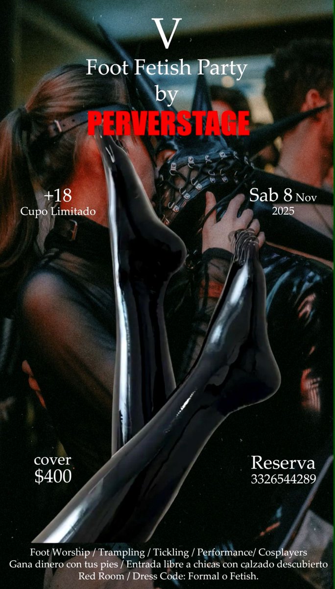 Quien será el sumiso afortunado que me acompañe a la V fetish party???