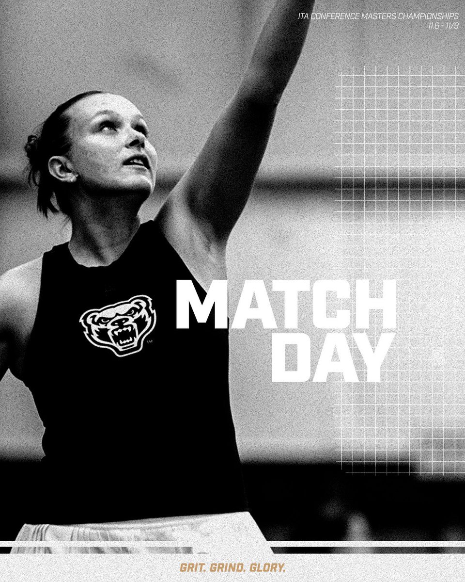 For the Horizon League

🆚 ITA Conference Masters Championships
📆 Nov 6-9 | ⏰ 12:00 PM EST
🎾 Barnes Tennis Center
📍San Diego, California
📊 tinyurl.com/rww68j6u
🖥️ tinyurl.com/3jujnxr2

#UnleashTheGrizz