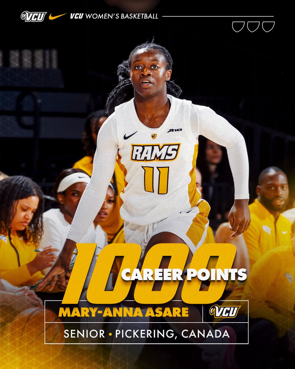 1,000 career points for Mary-Anna Asare 👏🐏