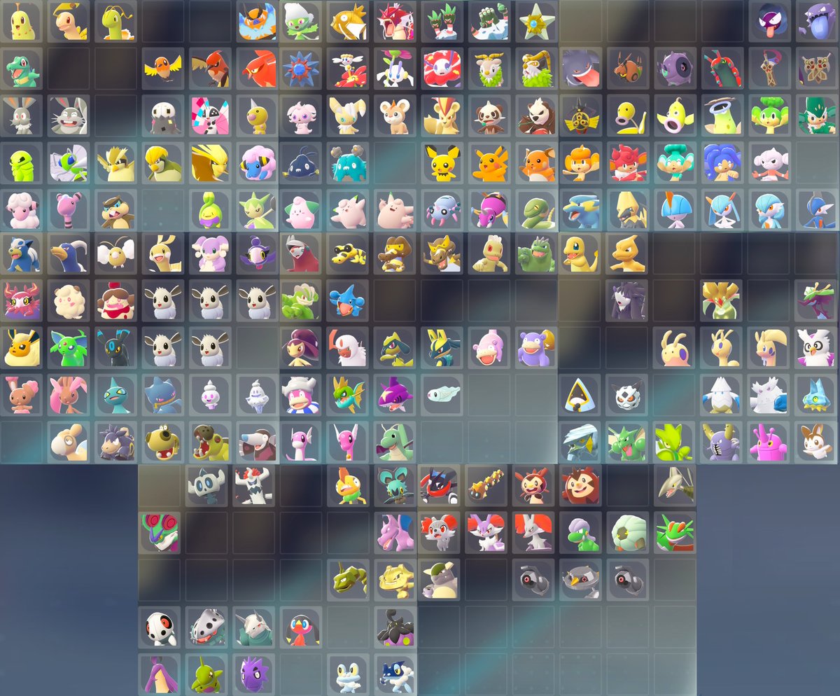 Three Week Shiny Living Dex Progress For Pokemon Legends ZA. Grind Continues... Not using any of the Area 20 6 Alpha Spawn.
