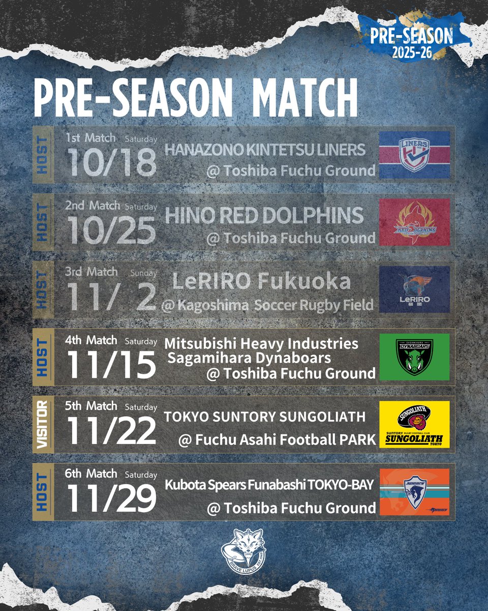 東芝ブレイブルーパス東京今季支給プルオーバー XL