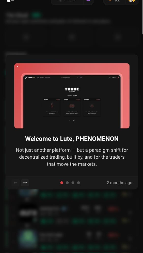 GM famz
I bring to you the good news of Lute 

<a href="/lute/">LUTE</a> integrates social interaction directly into the core trading experience, transforming it from a lonely screen-stare into a communal and competitive game.

​why I love Lute 😍

■ ​Following &amp; Live Trades: You can connect with