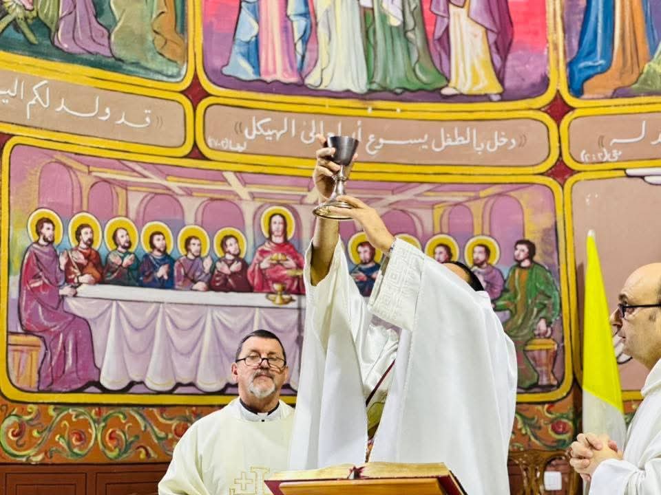 The daily holy mass
Holy family church Gaza
Part one 
5/11/2025
القداس الإلهي اليومي 
كنيسة العائلة المقدسة غزة 
الجزء الأول