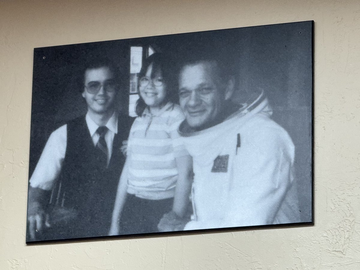 ⁦<a href="/cwotd/">Richard Christy</a>⁩ at Taco Tico again in Ark City. Remember Major Astro? He’s on the wall here!