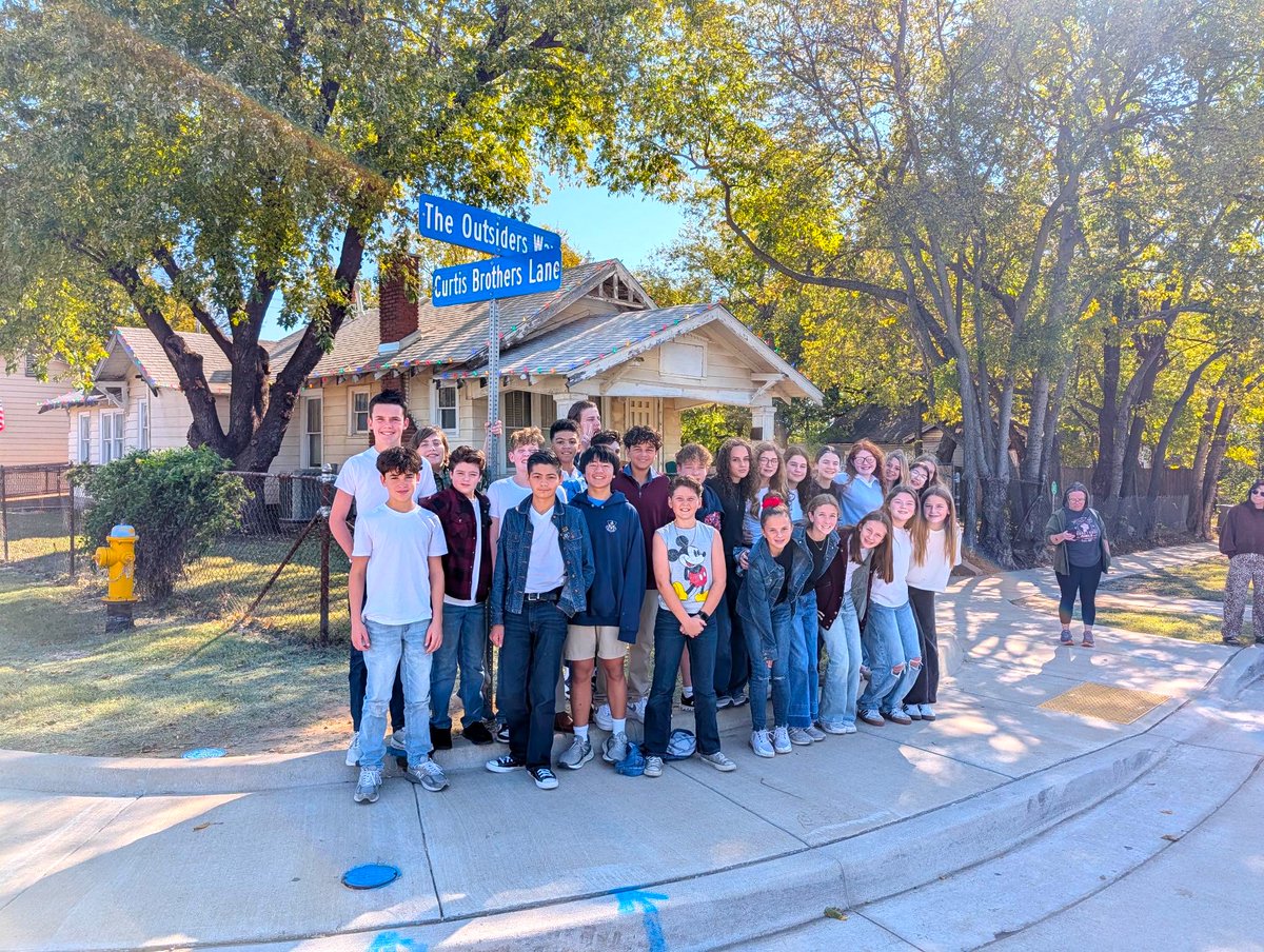 Socs and Greasers from The School of St. Mary toured the museum today.
Stay Gold!