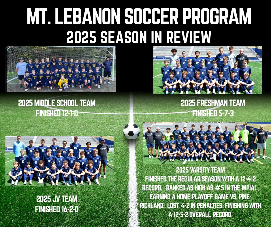 Lebo soccer has a bright future!! Proud of how our program performed this season - on and off the field! <a href="/Lebo_Soccer/">LeboSoccer</a> <a href="/MtLebanonSports/">MtLebanon Sports</a>