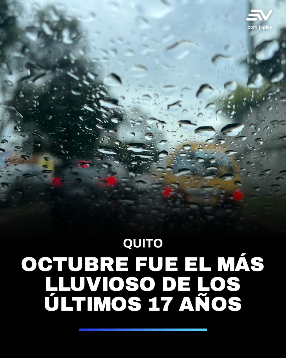 EcuavisaInforma's tweet photo. 🌨️ El Inamhi informó que las lluvias alcanzaron valores históricos en varias ciudades del Ecuador. Octubre fue el mes más lluvioso en Quito, en los últimos 17 años ▶️ https://t.co/FdtPCFXqeK https://t.co/JW3YLMl2uR