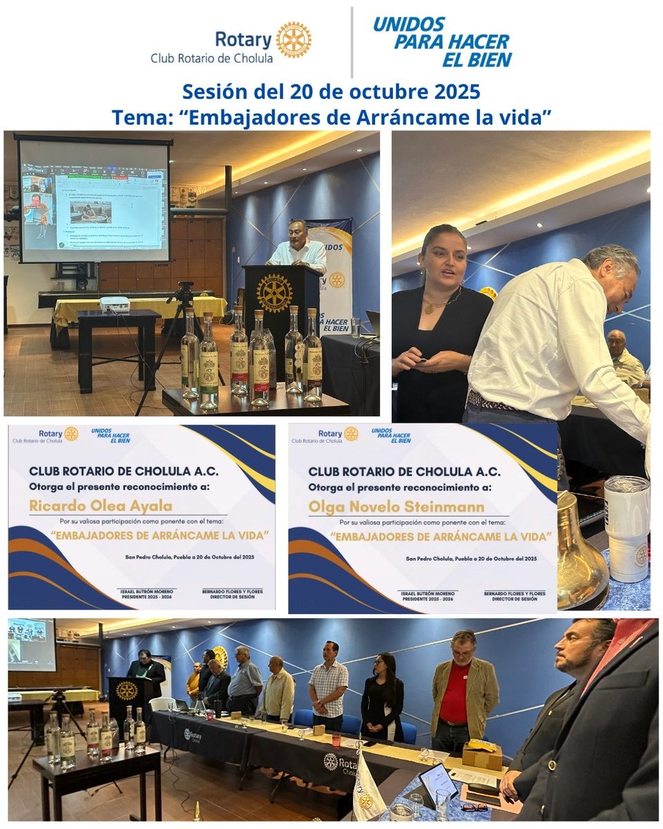 El mezcal, una de las bebidas principales con denominación de origen en México. Aprendimos y degustamos con los “Embajadores de Arráncame la Vida”, extraordinario y premiado mezcal Poblano. #Rotary #GenteDeAcción #WeAreRotary #PeopleOfAction #ProudRotarian #clubrotariodecholula