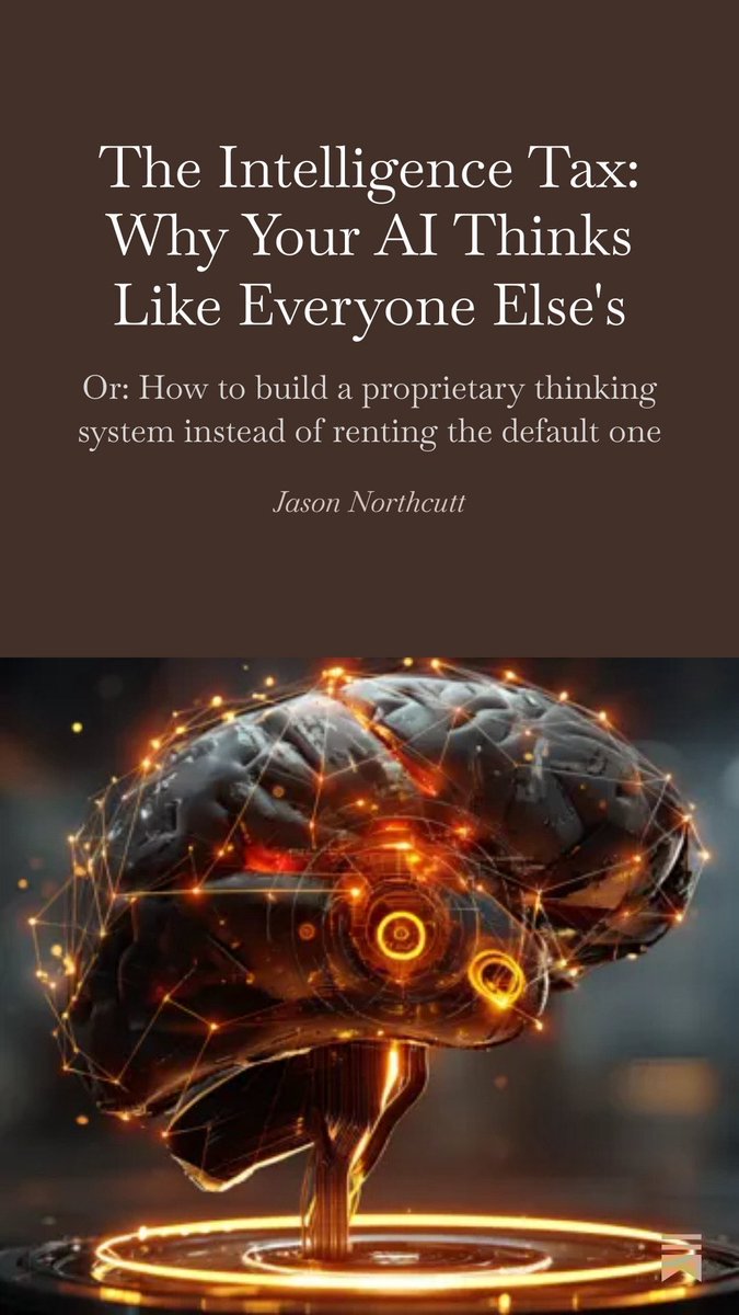 NorthREGroup's tweet photo. Most real estate agents using AI are paying an “intelligence tax.”
They’re renting the same default brain everyone else is using.
Here’s what they’re missing: 🧵

 https://t.co/CxosDs79DW https://t.co/qOAyMNmaMV