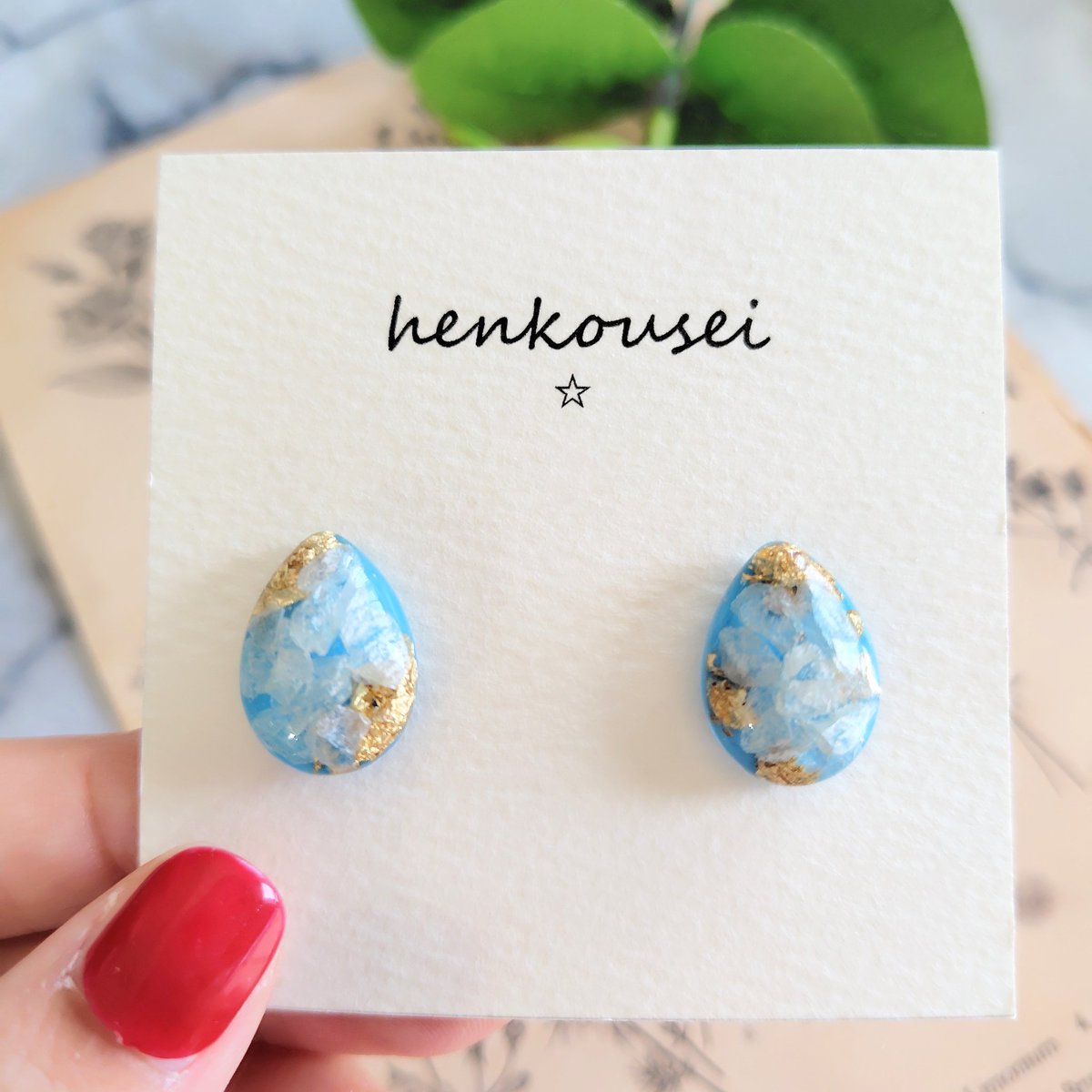 ハンドメイドピアス